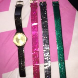 ALDO Watch with multicolored bands